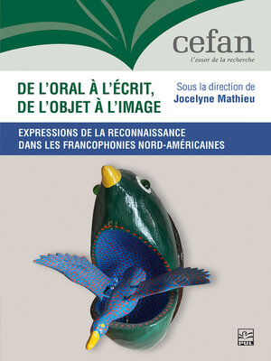 cover image of De l'oral à l'écrit, de l'objet à l'image